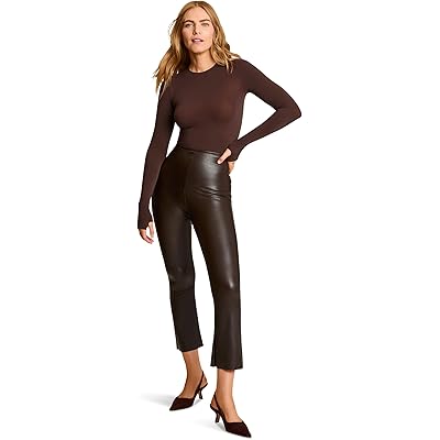 Брюки Commando Faux Leather Cropped Flare