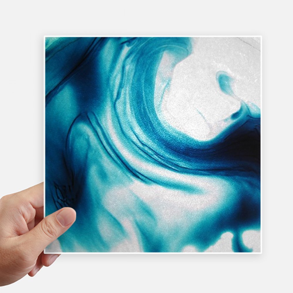 Sticker bleu abstrait liquide pour personnaliser votre valise et moto au quotidien