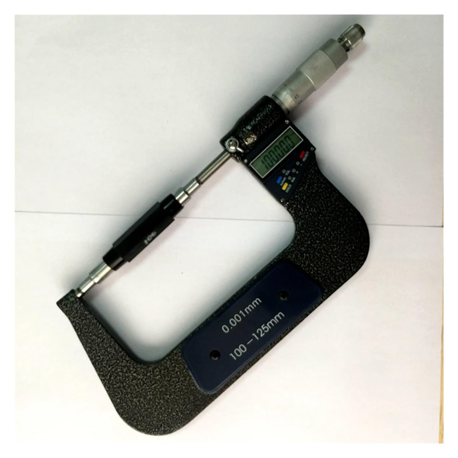 Micrómetro digital Micrómetro digital electrónico de 0,001 mm Micrómetros exteriores de 100-125 mm Calibre de 4-5" Medidor con punta de carburo Herramientas de medición