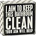 Primitives by Kathy I Aim to Keep This Bathroom Clean Your Aim Will Help Home DÃ©cor Sign