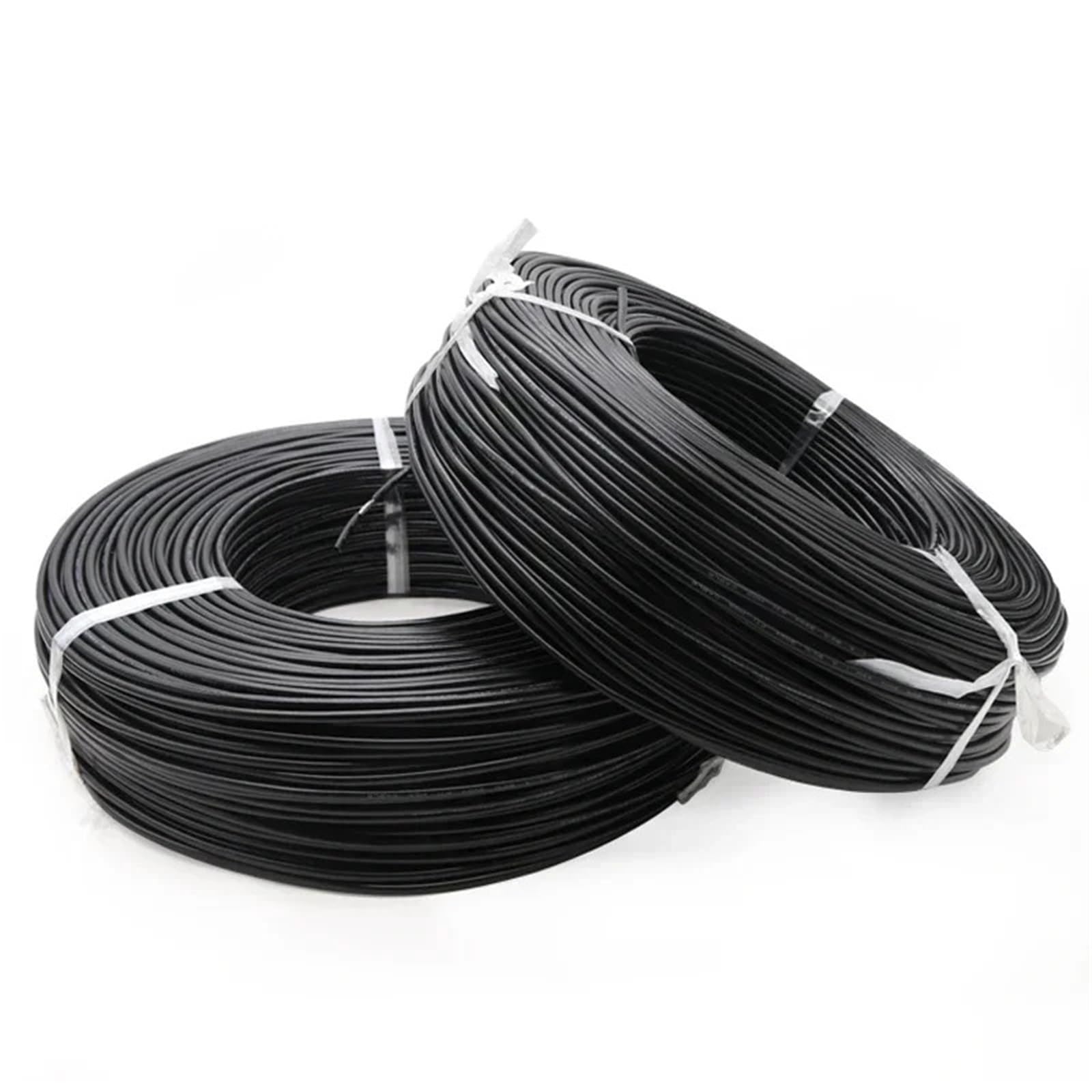 Cable de cobre puro apantallado, cable de control de señal de audio de par trenzado blindado UL2464, 22-26 AWG, 2-8 núcleos, 5-10 m, color negro(24awg,5 METERS 8)