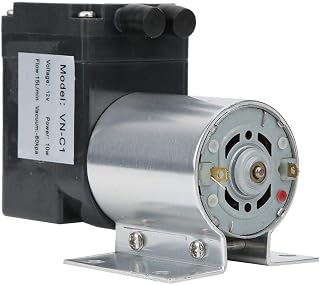 DC 12V Vacuum Pump 5L/min 120kpa Mini Vacuum Pump Negative Pressure Suction Pumping with Holder(DC12V)