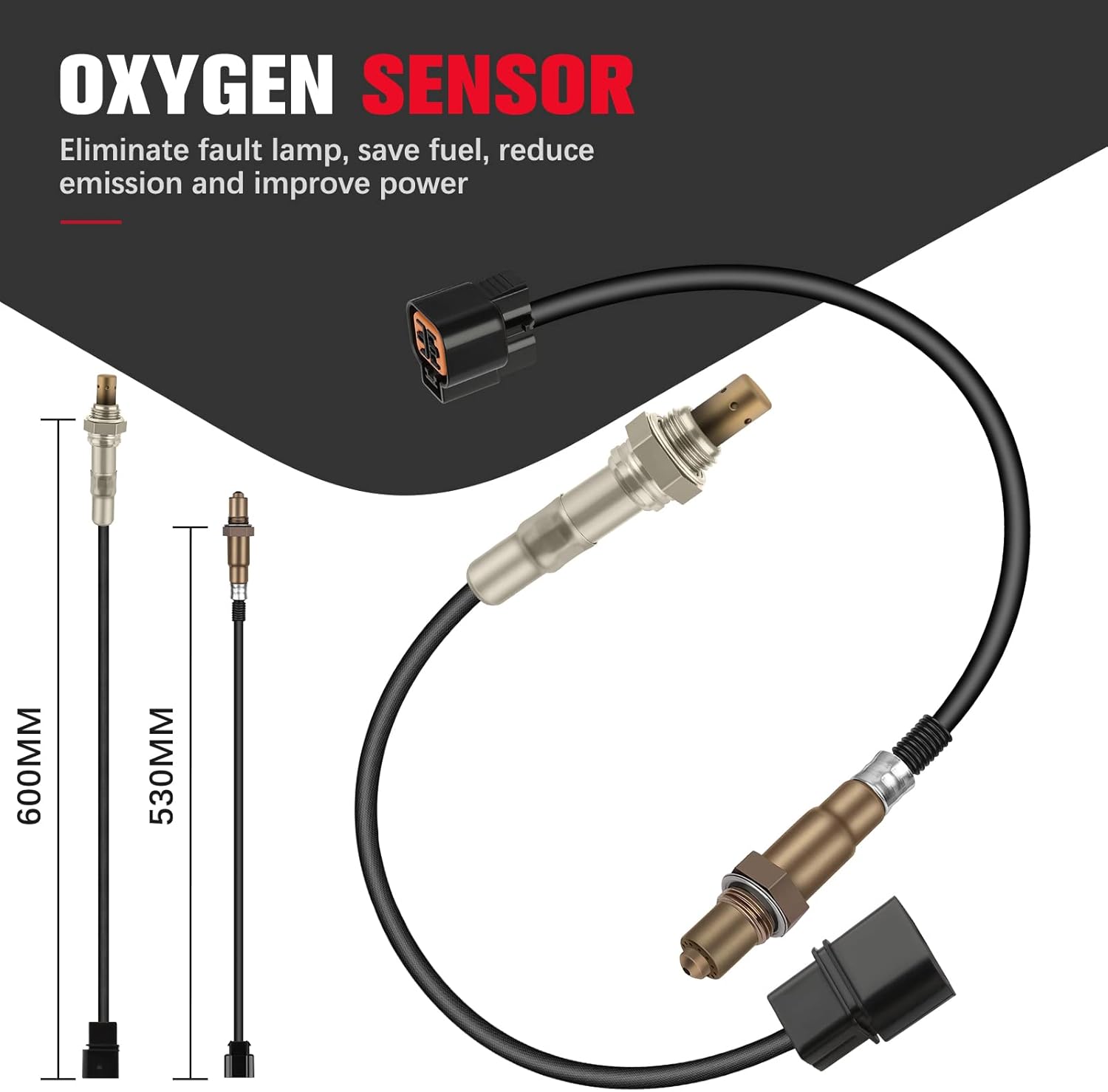 O2 Sensor Bank 1 Sensor 1 Upstream & Downstream 234-5430 234-4445 Oxygen Sensor Replacement for Hyundai Accent 2000-2011 Elantra 2001-2012 Tucson 2005-2009 for Kia Rio 2006-2011