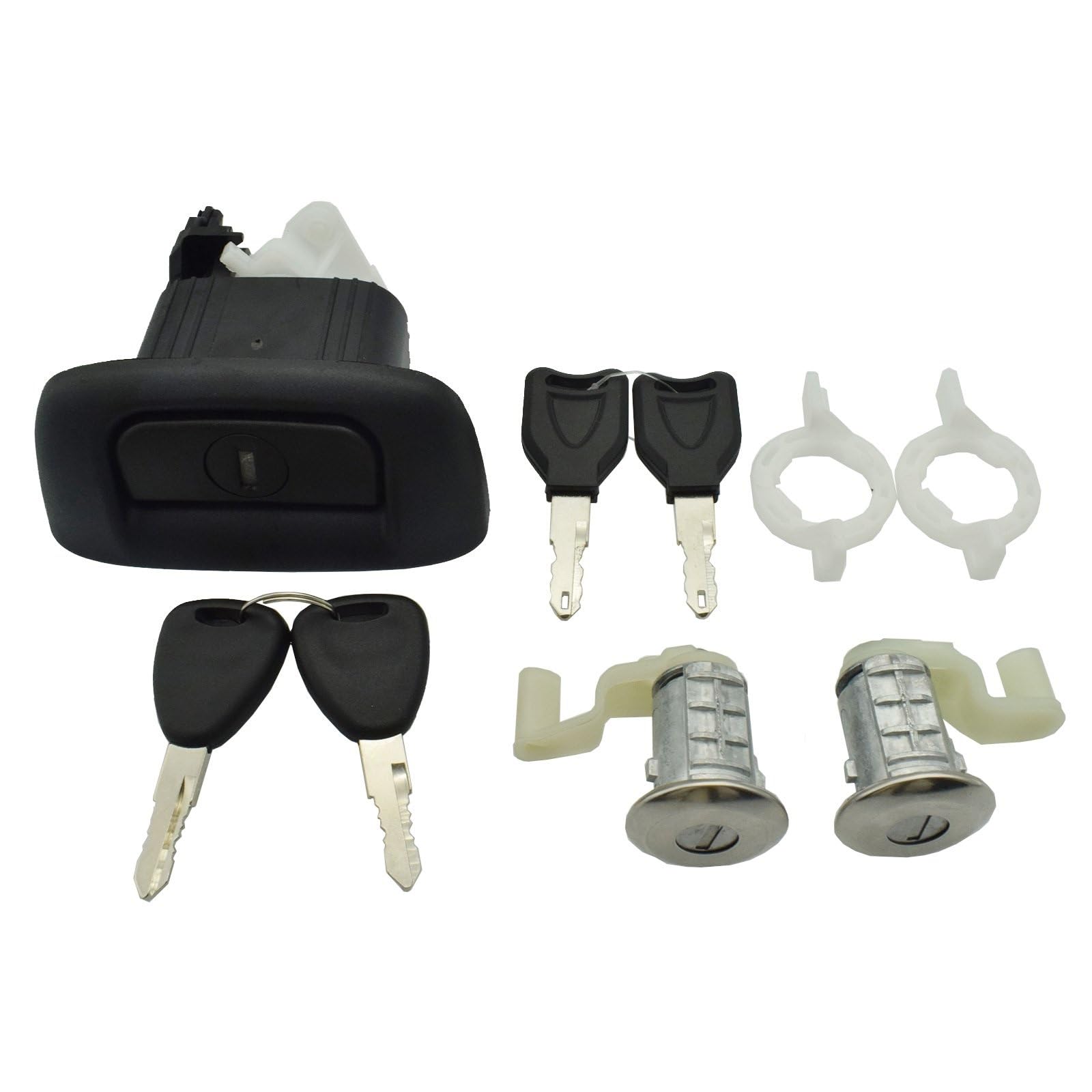 Sjbeua Tailgate W Door Lock Boot Tailgate Lock Car Tailgate Trunk Boot Lock For Thalia For Clio For Logan 1998-2009 2010 7701472508 7700431773 7701472806 7701471221 Boot Lock Latch Actuator(Tailgate W Door Lock)
