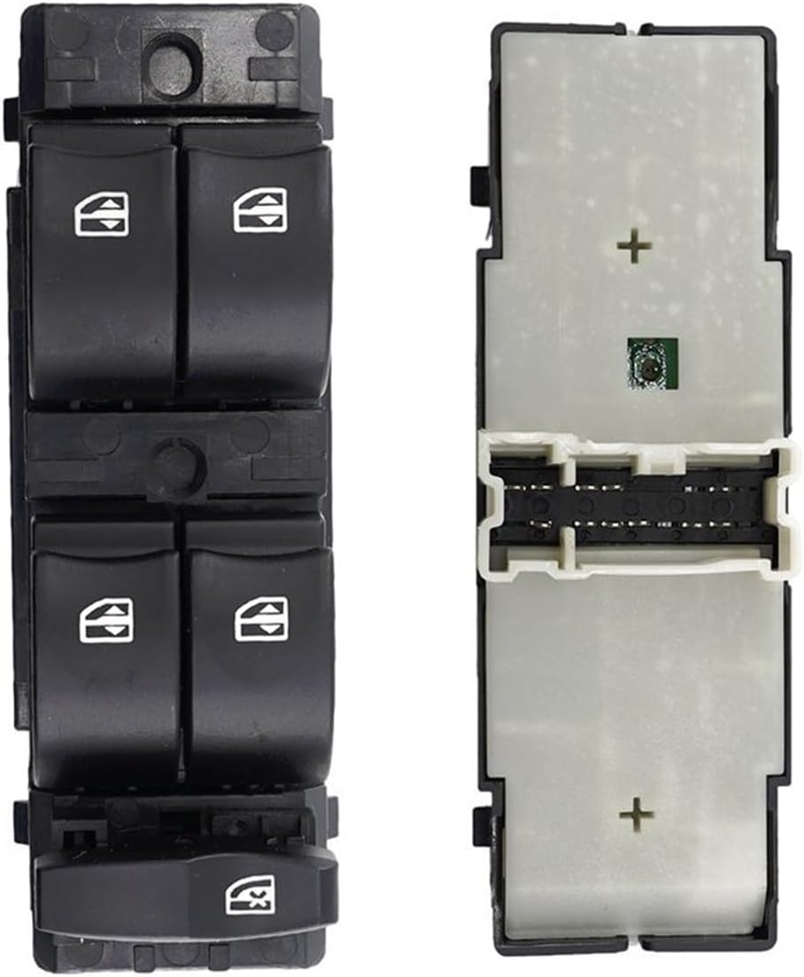 Window Master Switch for Koleos 2008-2016 Driver Side Window Control Switch Door Lock Car Parts Accessories 25401-JY00C 7Pins 25401JY00C Window Switch Unit(25401-JY00C)