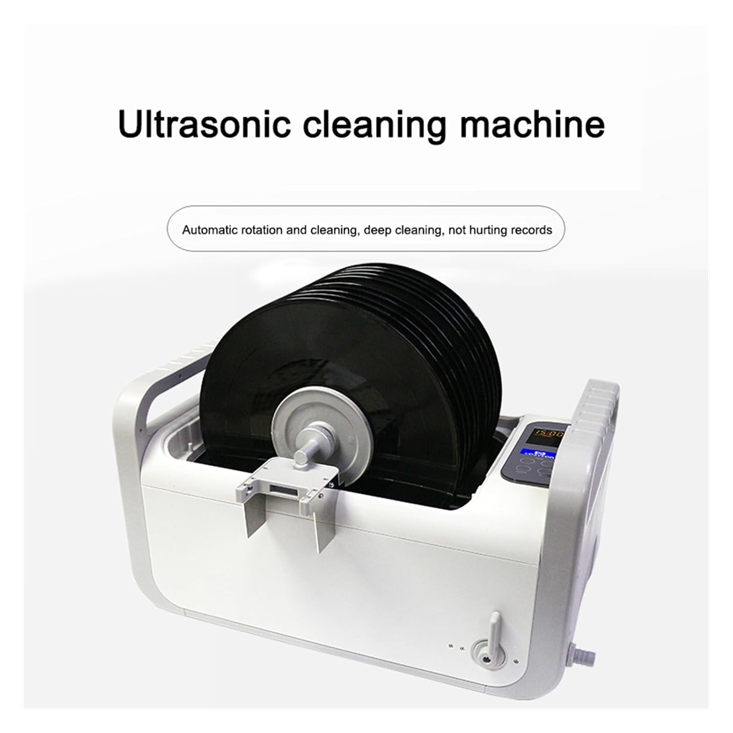 Ultrasonic Cleaners, CJ-031S 6.5L Ultrasonic Record Cleaner Ultrasound Cleaning Equipment for Vinyl Record Industrial