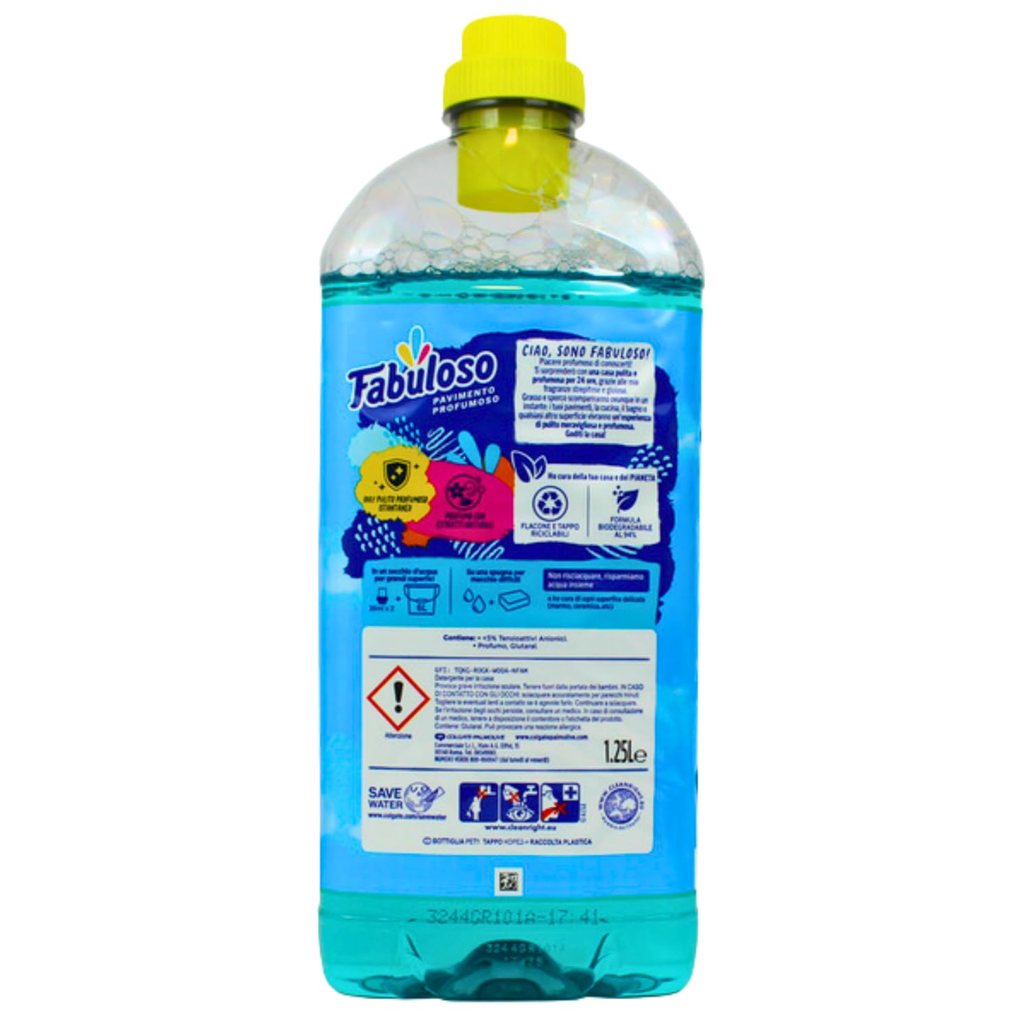 Detergente pavimenti profumato Fiori di Loto – Maxi Formato 1,25 L – Variazioni 4/8/12 Pezzi (8)
