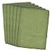 DII Cleaning, Washing, Drying, Ultra Absorbent, Microfiber Dish Towel, 16x19" (Set of 6) - Sage