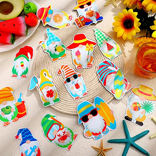 Set de 30 imanes decorativos verano en forma de gnomo miniatura 3