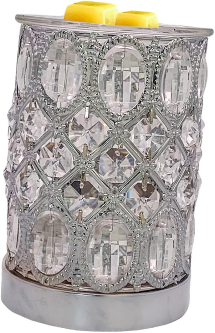 PRETYZOOM White Aroma Furnace Wax Melting Lamp Practical Aromatherapy Heater for Home Bedroom Living Spa Melts Scented Wax Cubes Elegant Design for Modern Spaces