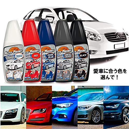 最安値 イーチャンス オートリジェン 車用 傷補修剤 自動車キズ隠し 専用マイクロファイバークロス付き 車のキズ隠し 車傷かくし 車体キズ隠し剤 傷隠しキット ブラック の価格比較