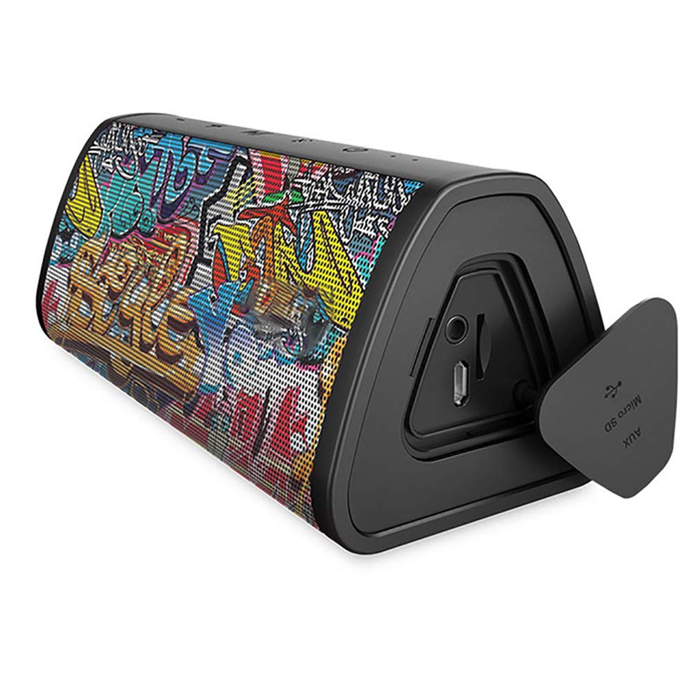 C- Altavoz Bluetooth Portátil Altavoz Inalámbrico Sistema De Sonido Estéreo 10W Música Envolvente Altavoz Impermeable Al Aire Libre,Blanco