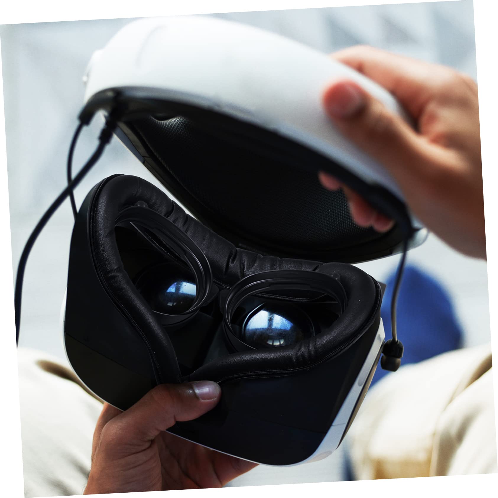 Artibetter Vr Linsen Schutz Zubehör Magnetischer Brillenrahmen Mit Ersatzmaske Kompatibel Mit Schützt Ihre Vr-linsen Vor Kratzern Und Beschädigungen