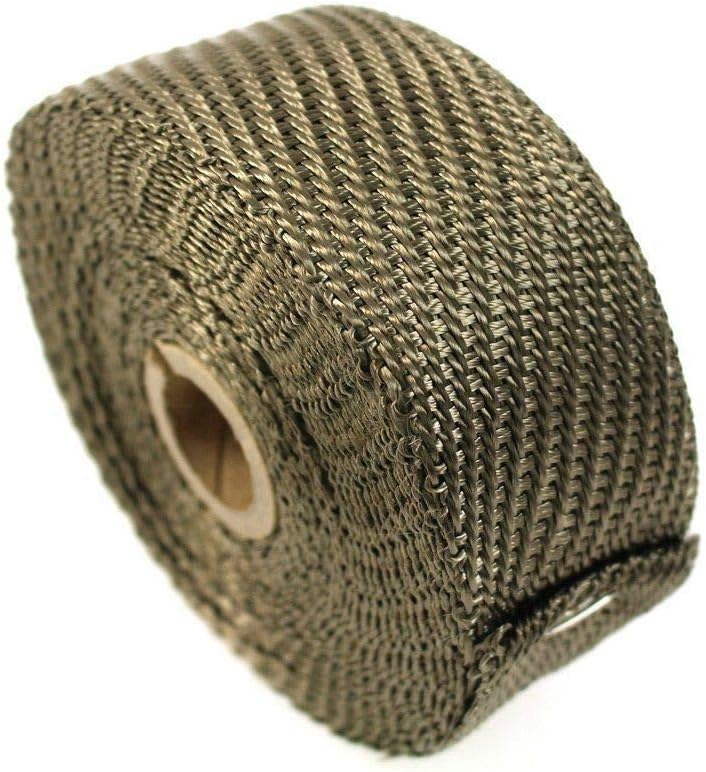 V-MAXZONE M-9851 EXHAUST HEAT WRAP DEI COOL-TAPE 25MM X 30M TITANIUM