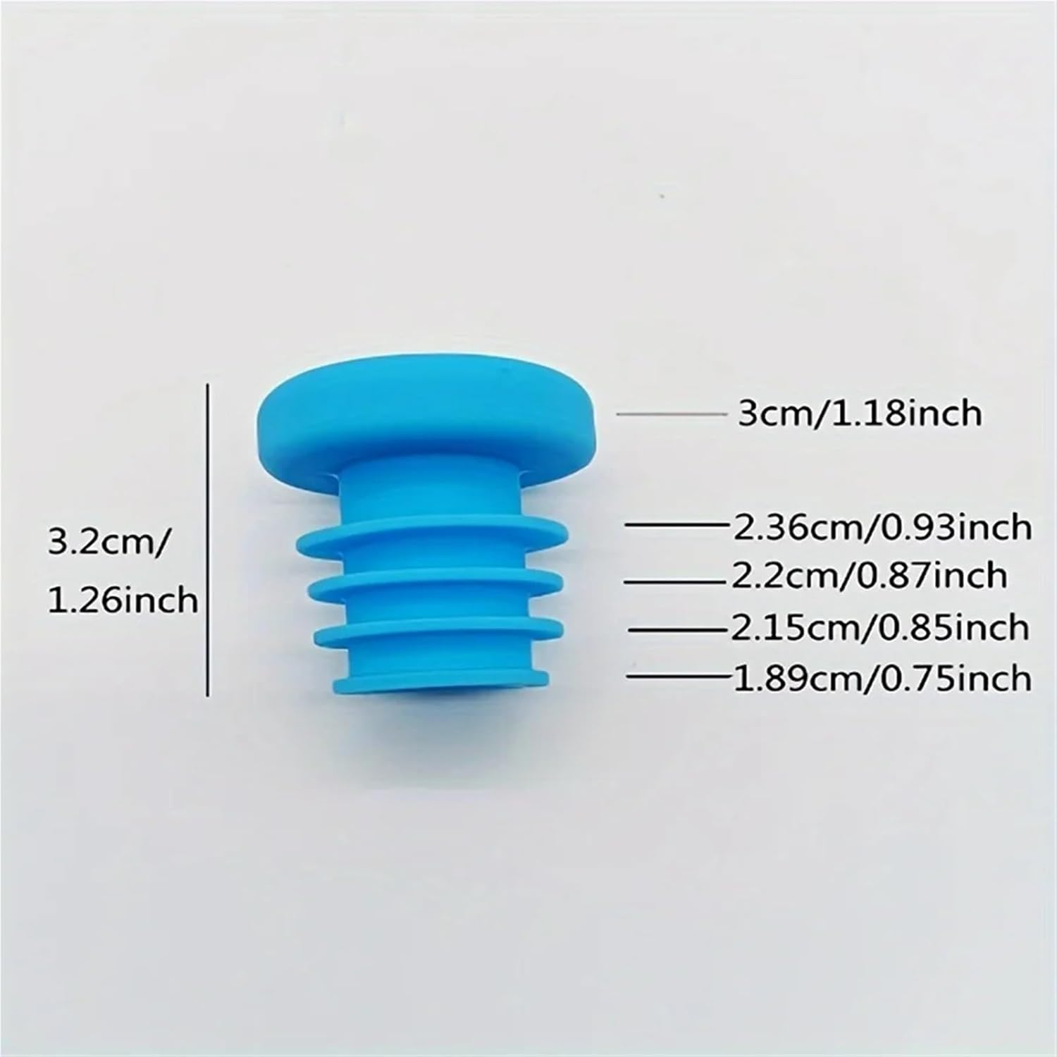 Silicone Wine Stoppers, 40pcs Rubber Wine Bottle Seal Stopper Oil New Threaded Shape Silicone Multiple Colors For Keeping Champagne Fresh