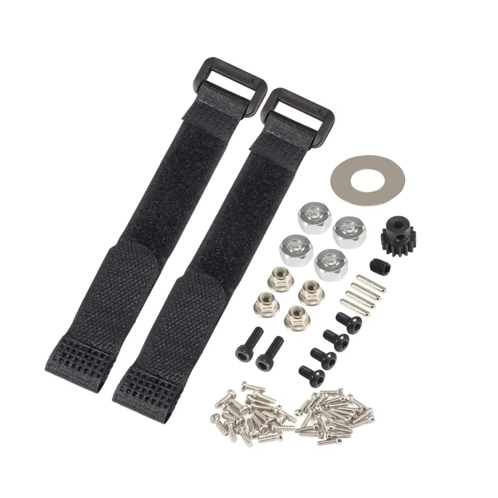 Compatible con Wrangler 313mm 1/10 Piezas De Trepador Control Remoto para Kit Chasis Engranaje Planetario 2 para Transmisión Velocidad, Guardabarros Deslizantes Maquetas