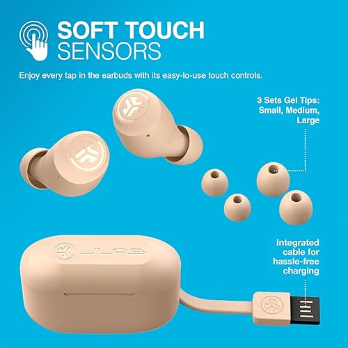 Miniatura 4 de JLab Go Air Tones - Audífonos inalámbricos, encendido y conexión automática, controles táctiles, más de 32 horas de reproducción Bluetooth, sonido