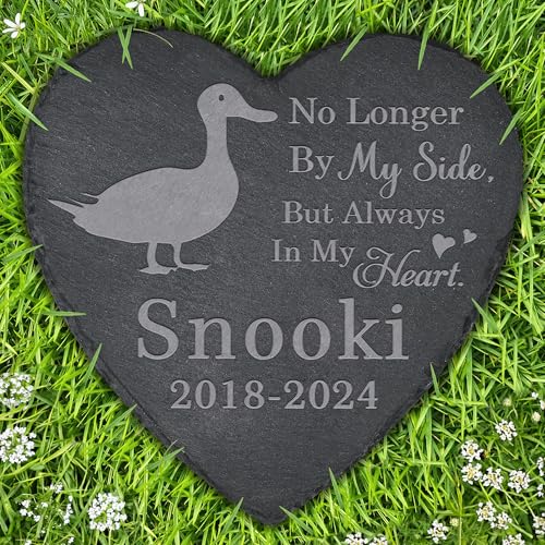 Lynasoi Duck Memorial Stone Duck Headstone - Memorial for Duck