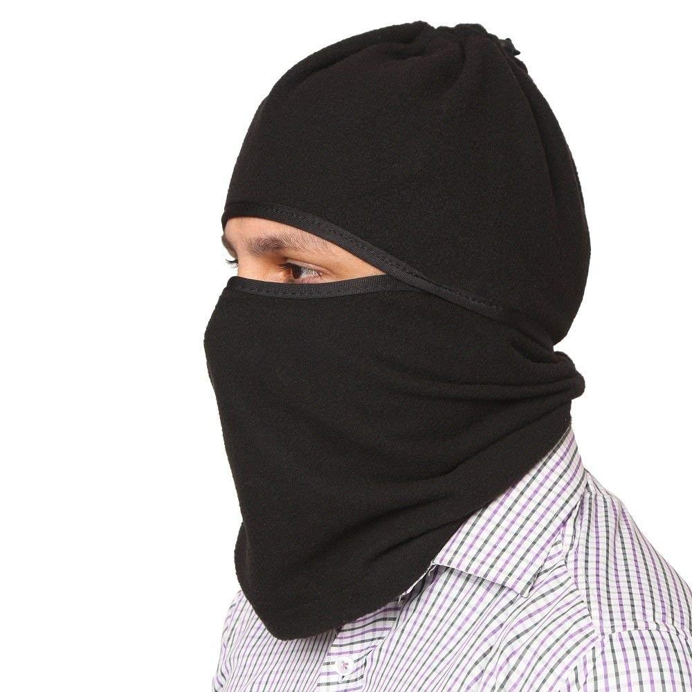 NIKAVI 3 in 1 Thermo-Fleece Outdoor Sports Mask Hoodie- Keep Your Eyes, Ears, and Mouth Warm