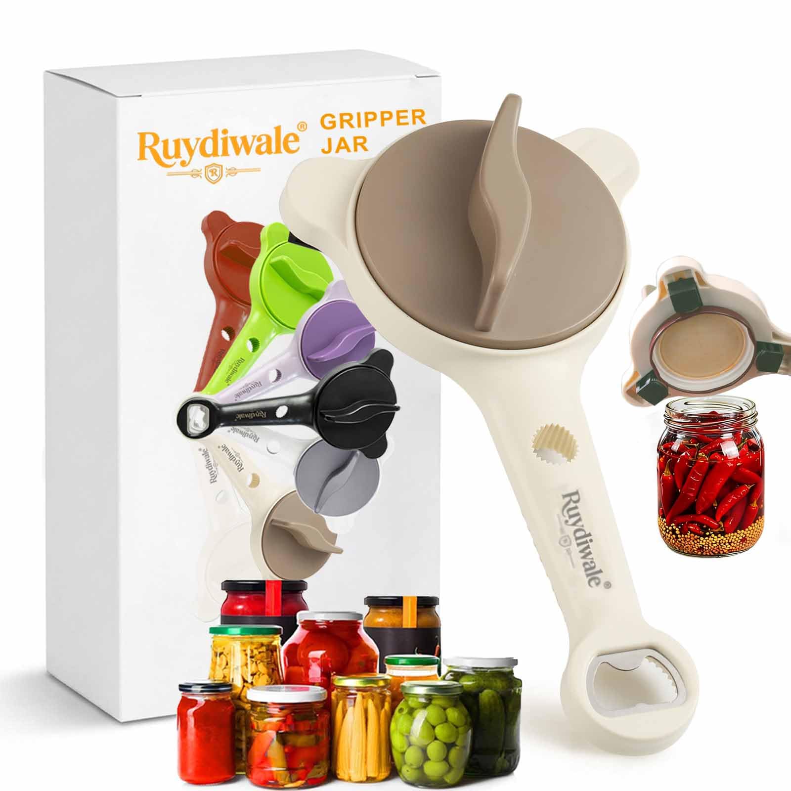 4-in-1 Jar Opener — Ruydiwale Adjustable Jar Opener for