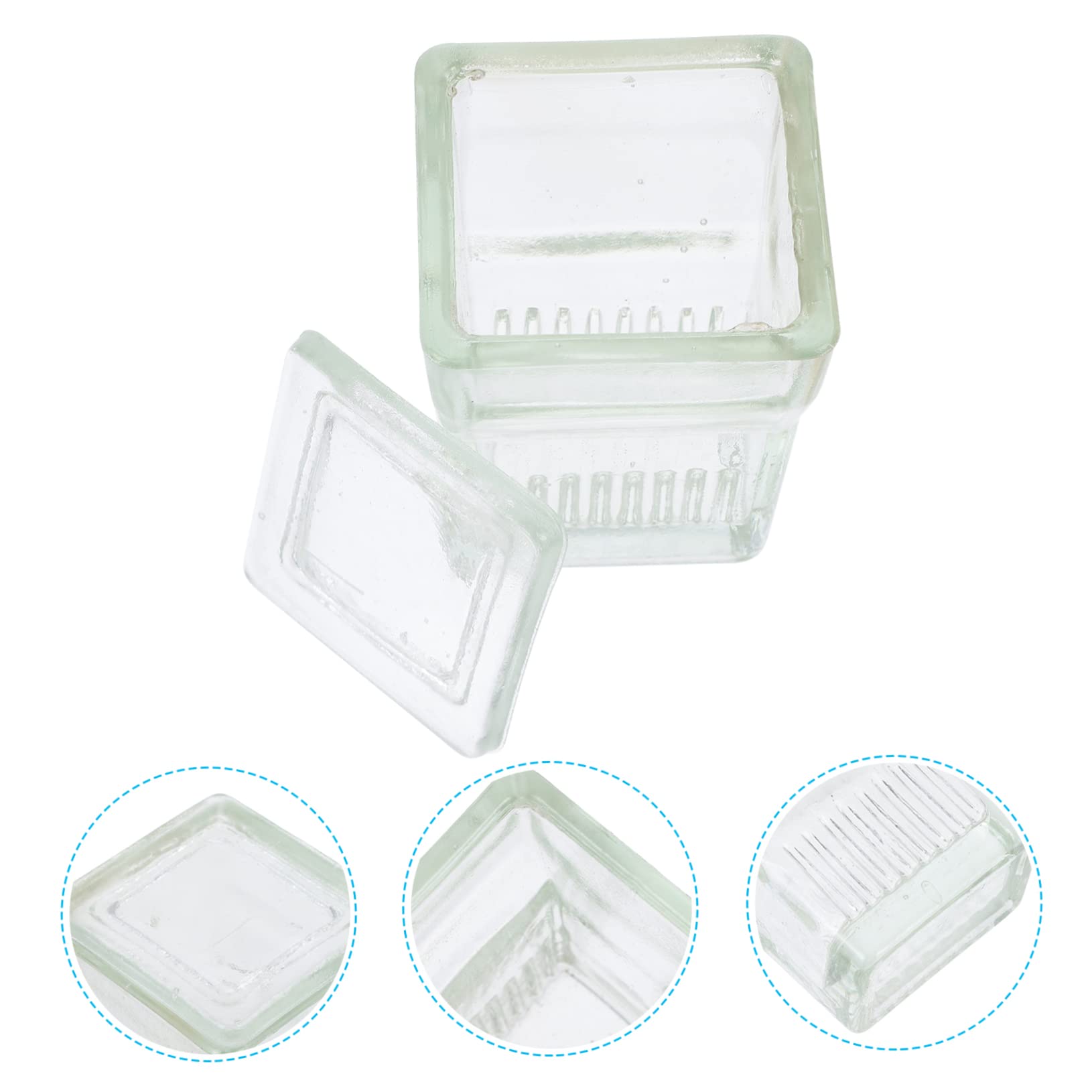 Slide Lab Container Lab Glass Staining Equipment 3-Piece Laboratory Glass Staining Jars ...