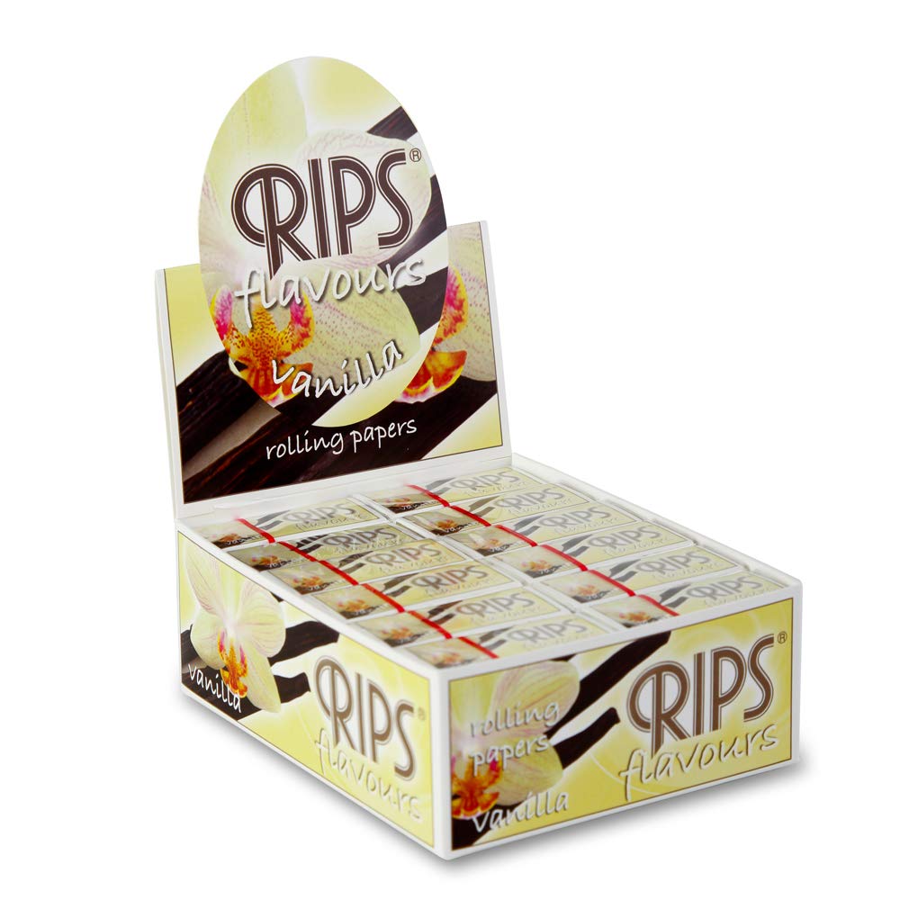 24 X RIPS ROLLING PAPERS VANILLA FLAVOR - by MV Shop Ltd.