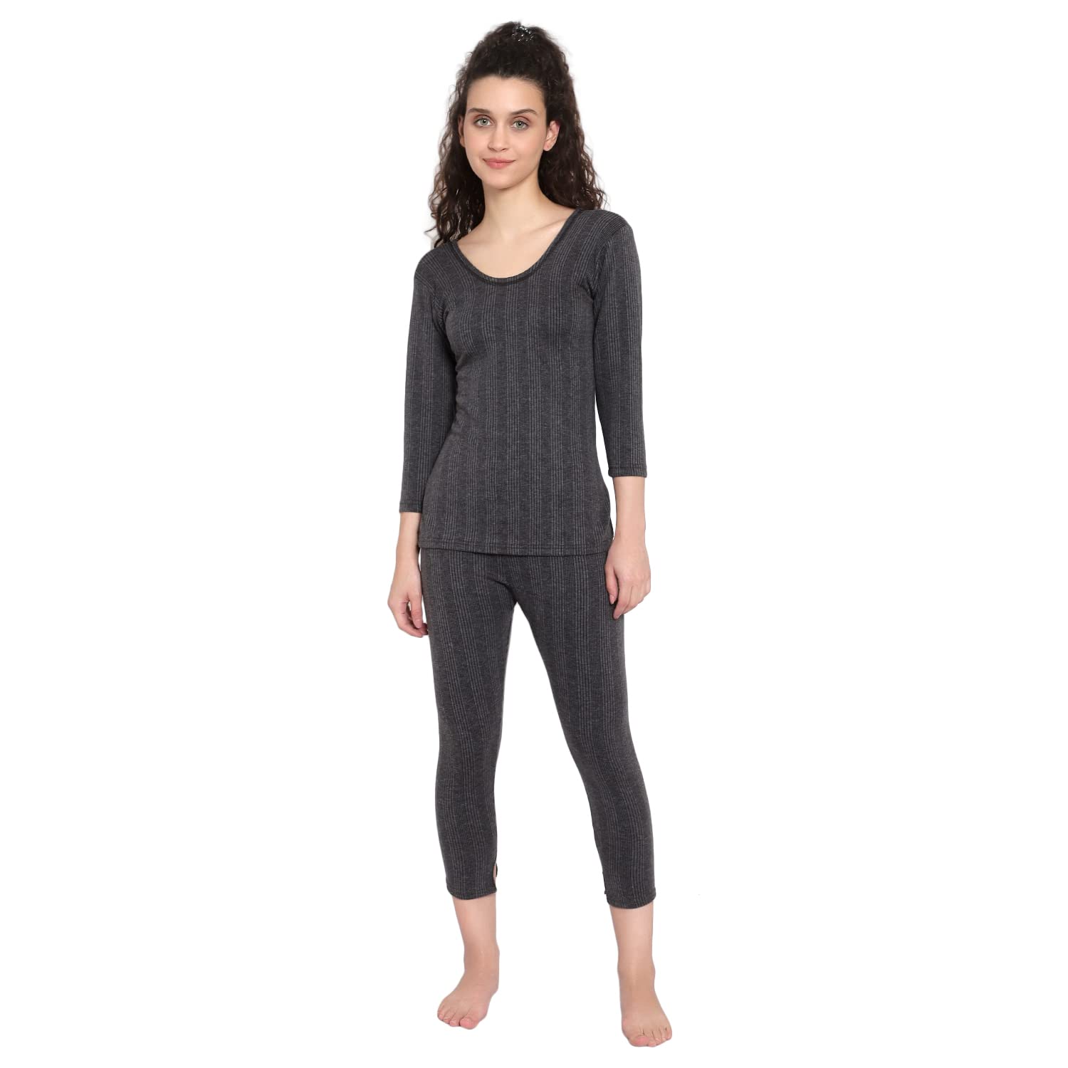 sky heights Women 3/4th Sleeve Thermal Inner Set (Warmer Set)-picture-22