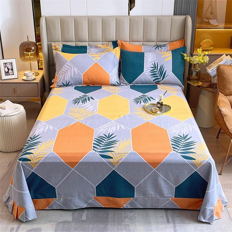 Drap housse de maison en pur coton rayé haut de gamme 180x240
