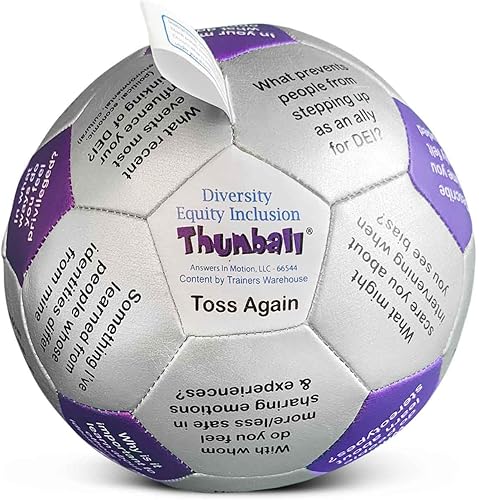 Miniatura 37 de Trainers Warehouse Colección Thumball de 6 pulgadas, 32 indicaciones para conversación, formación de equipos, relación y entrenamiento