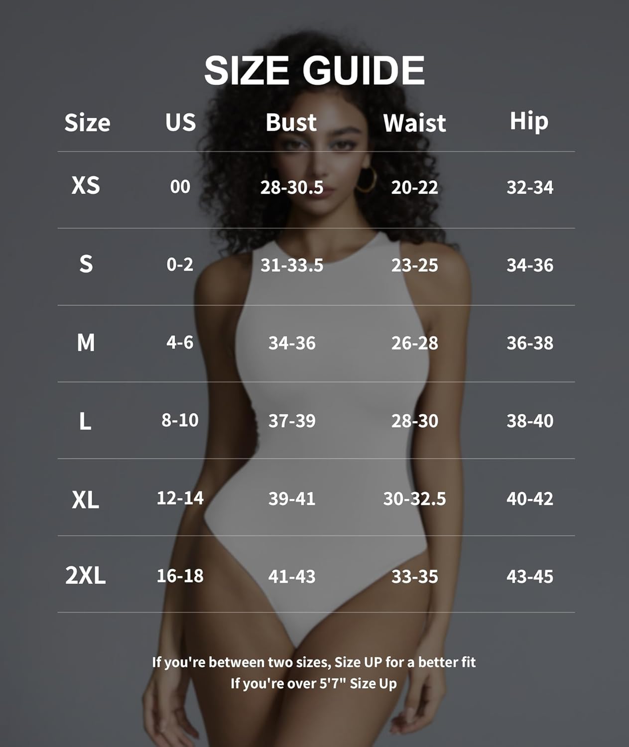 Women's Crew Neck Sleeveless Bodysuit Seamless Double-Lined Stretchy Tank Top Bodysuits for Women Home Work Date Wear - Image 5