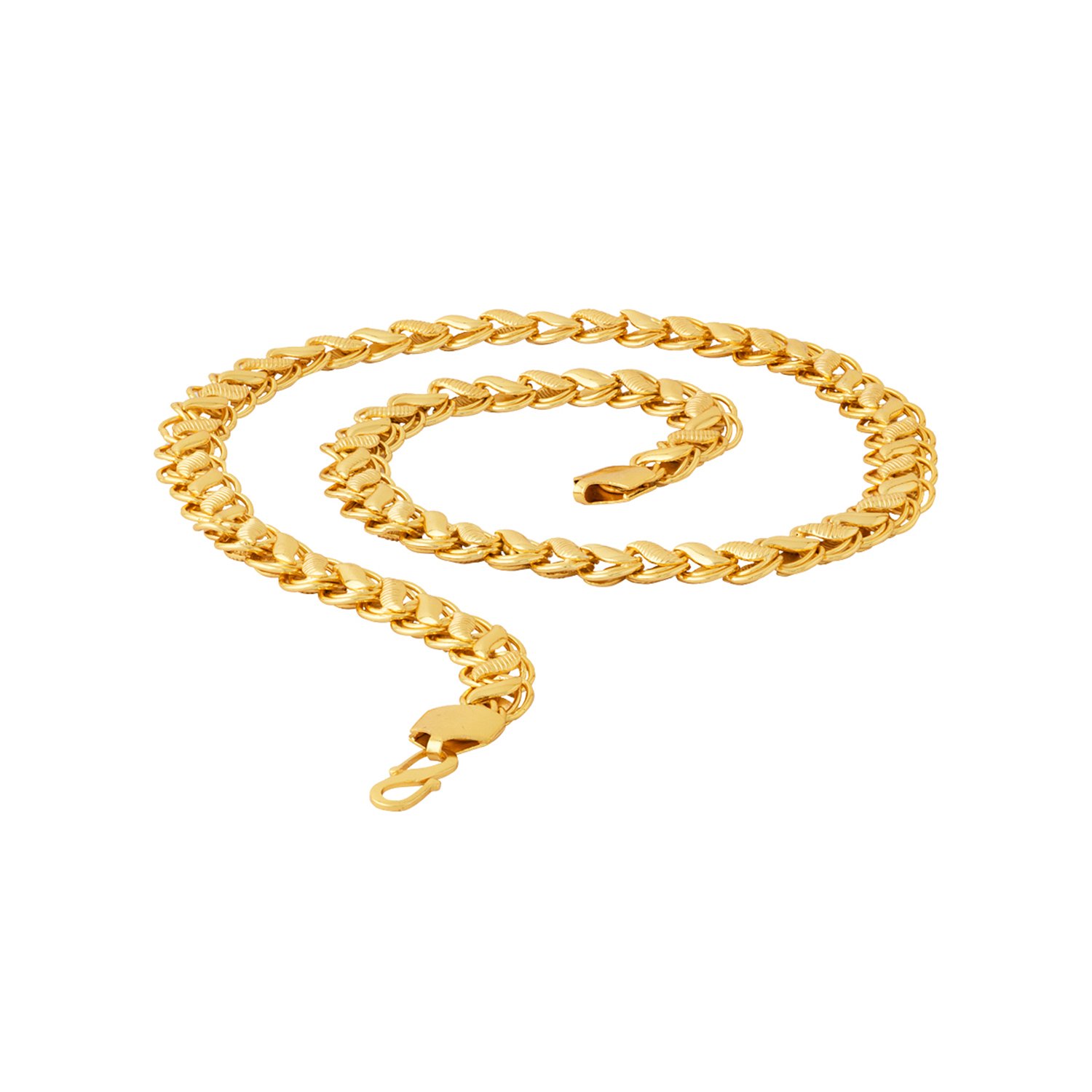 Chain Necklace for Men (Golden)(8907617317724)-image-35
