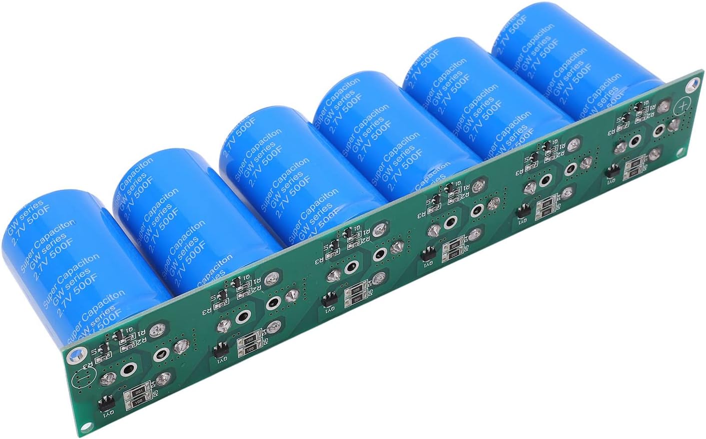 Super Capacitor 2.7V 500F Car Power Kit, High Efficiency Energy Storage Module for Automotive Engine Optimization, 16V 83F Compact Set to Improve Performance Reduce Idle Jitter