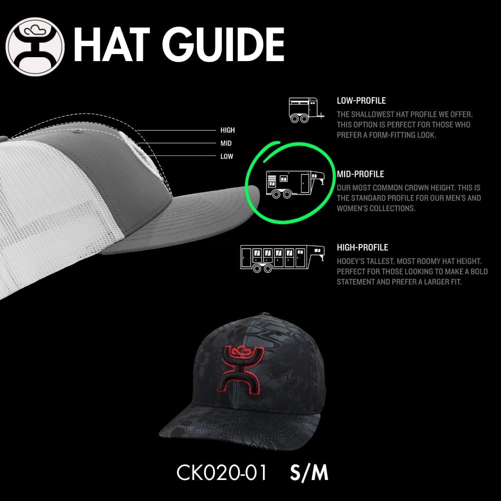 HOOEY Men's Chris Kyle Flexfit Fitted Hat