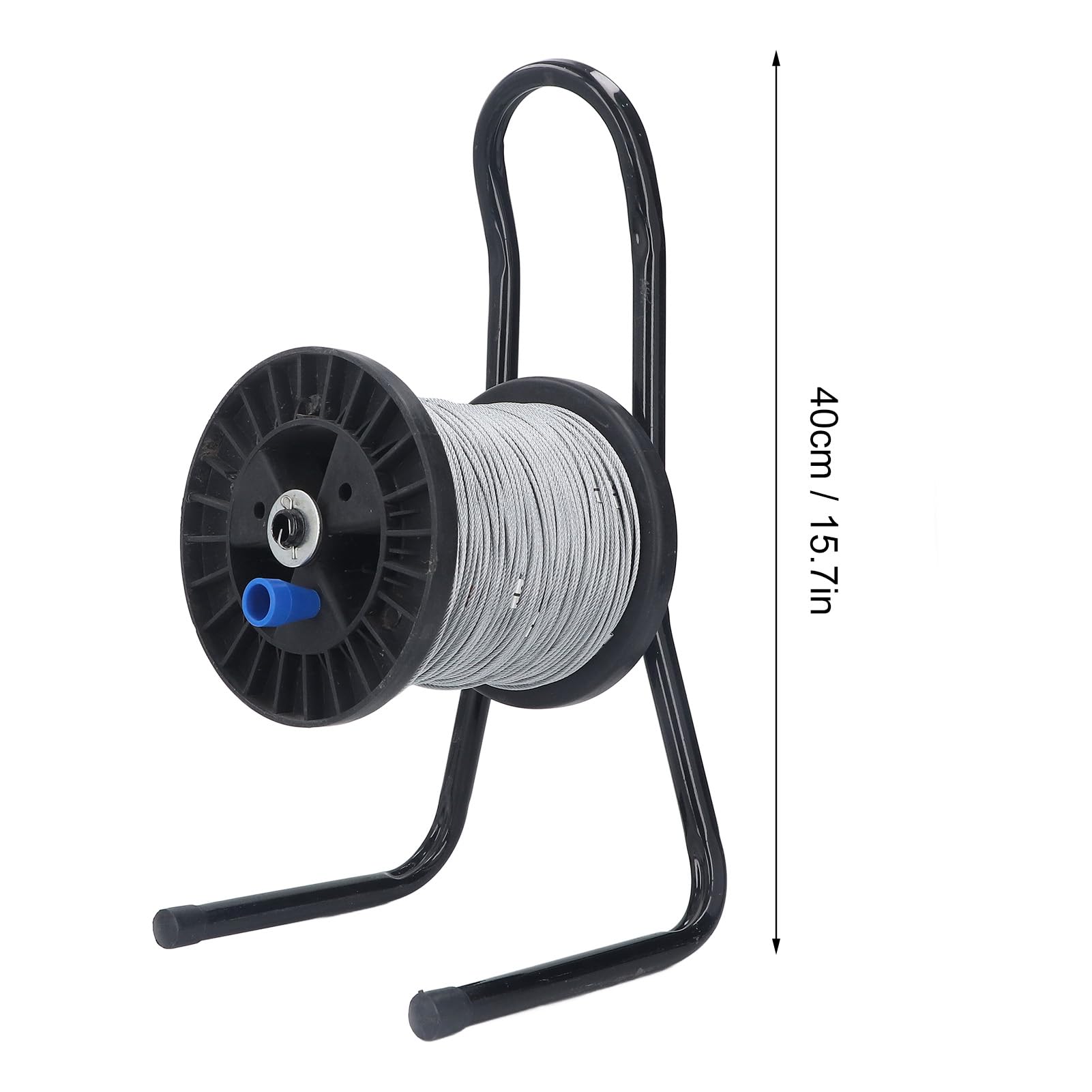 Corde de mesure en fil d'acier de 100 m, corde de construction de puits profonds avec marquages ​​clairs pour des mesures précises dans les chemins de fer