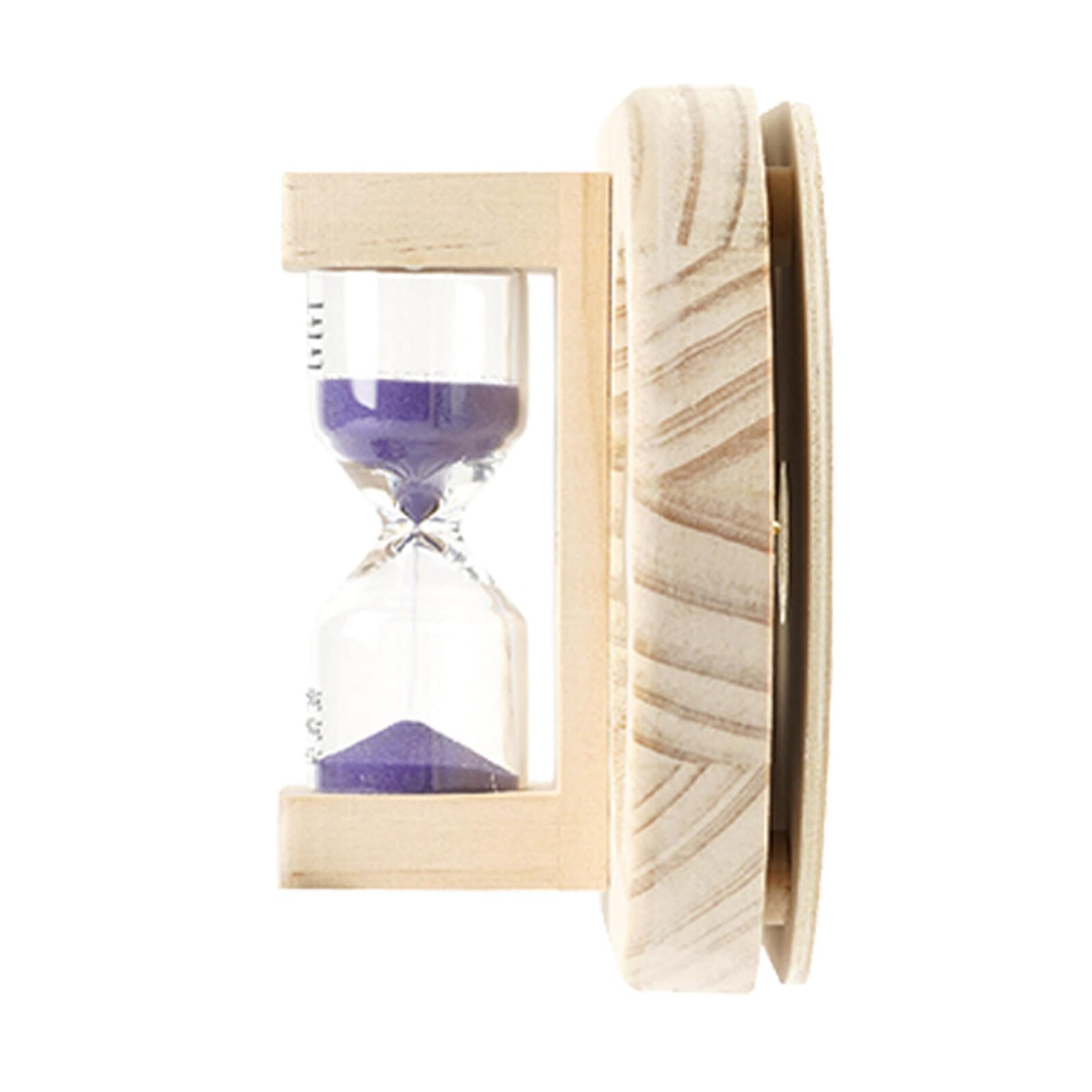Veemoon Sauna Thermometer und Hygrometer mit Dualanzeige und Glas Hitzebeständig 15-Minuten Holz Sanduhr für Spa Zentren und Innenräume