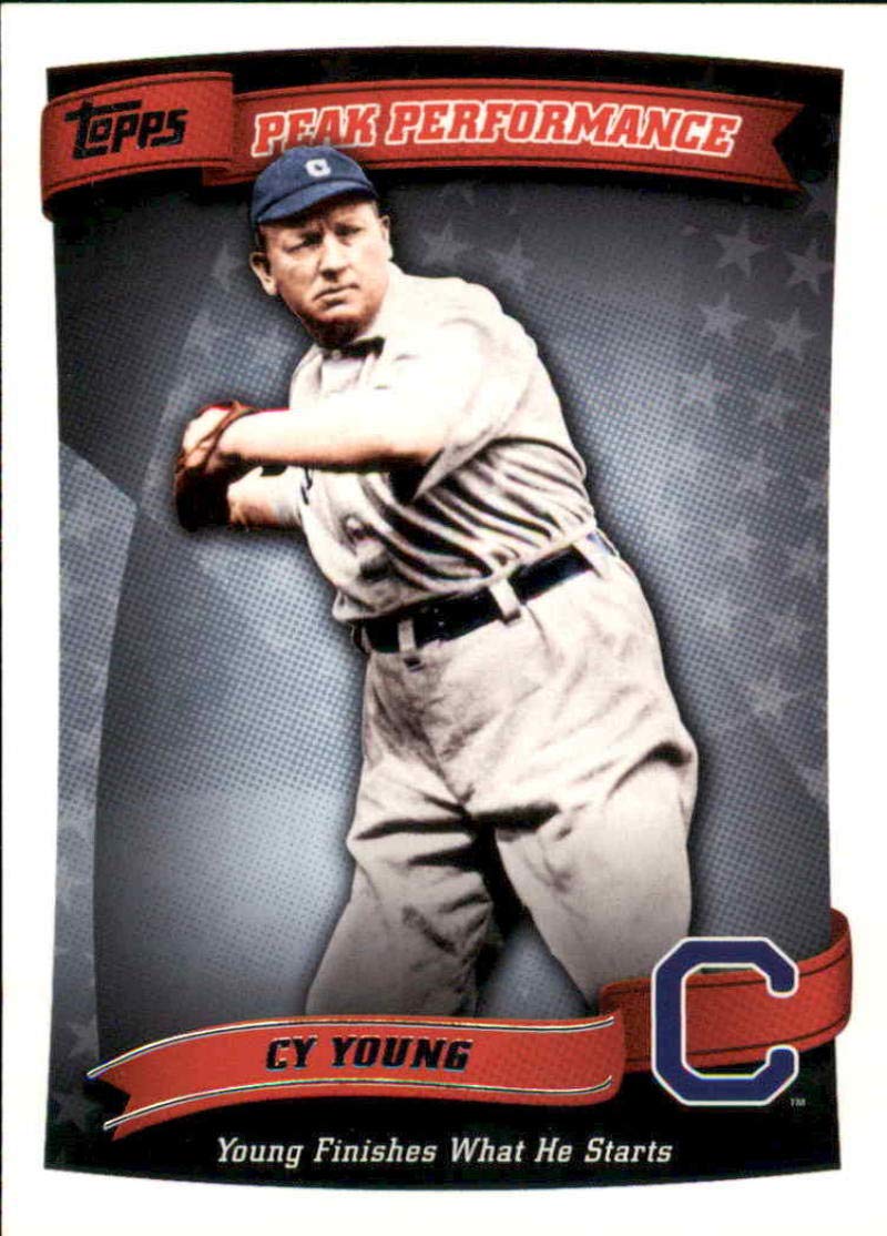 Amazon.com: 2010 Topps Peak Performance #PP-33 Cy Young Cleveland Naps MLB  Baseball Card NM-MT : Collectibles & Fine Art