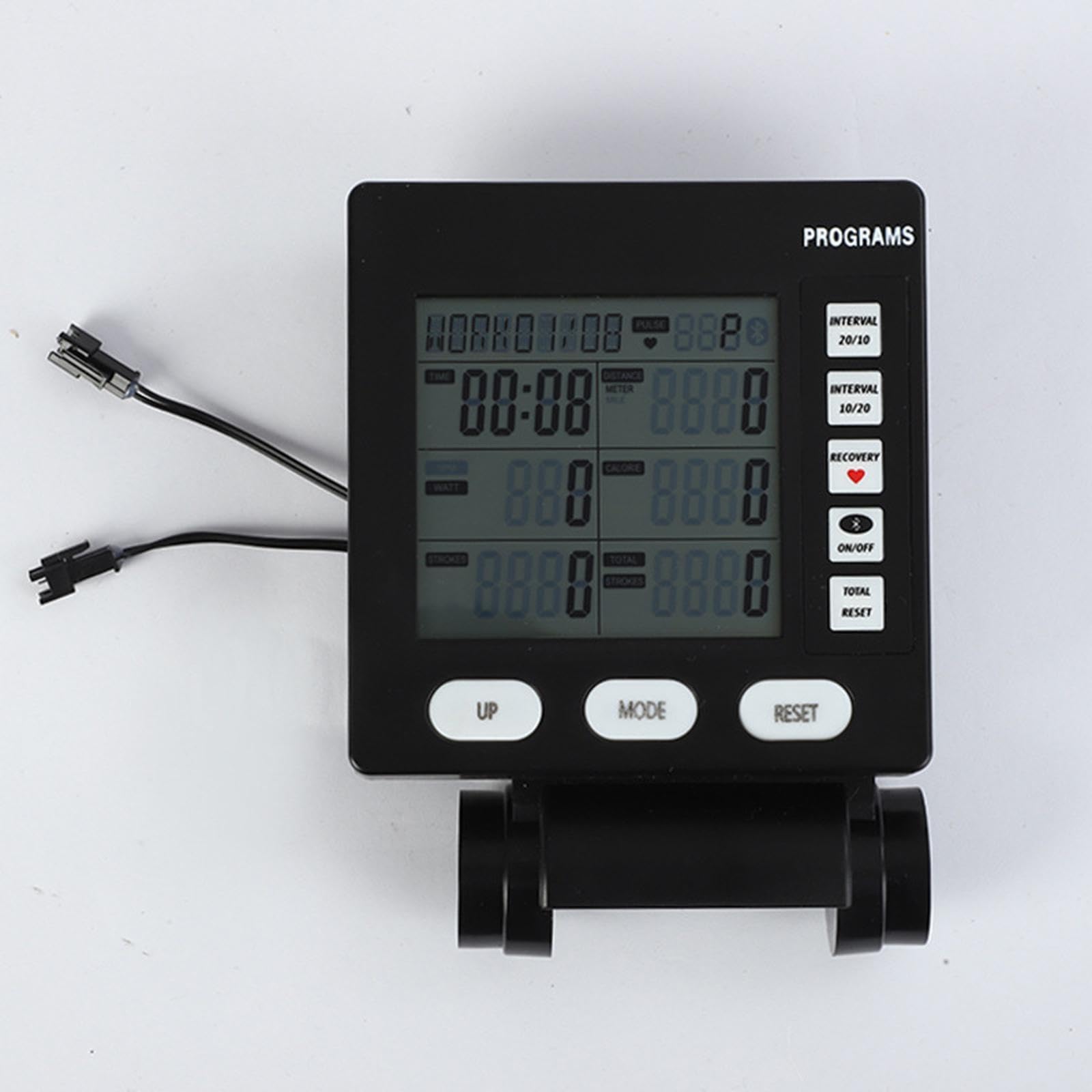Contatore Vogatore Contachilometri velocità Schermo Accessorio Fitness Dispositivo Conteggio Calorie Funzione Multipla Adatto per