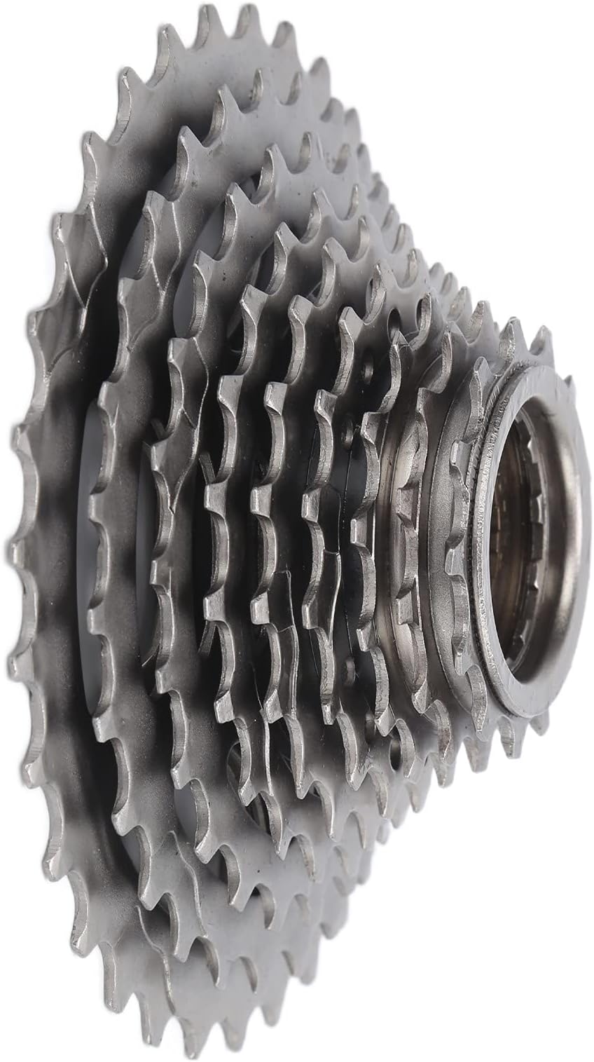 Rotating Freewheel, Rust Proof High Accuracy Thread Bicycle Accessory 9 Speed 13?32T for Mountain Bike for Cycling Road