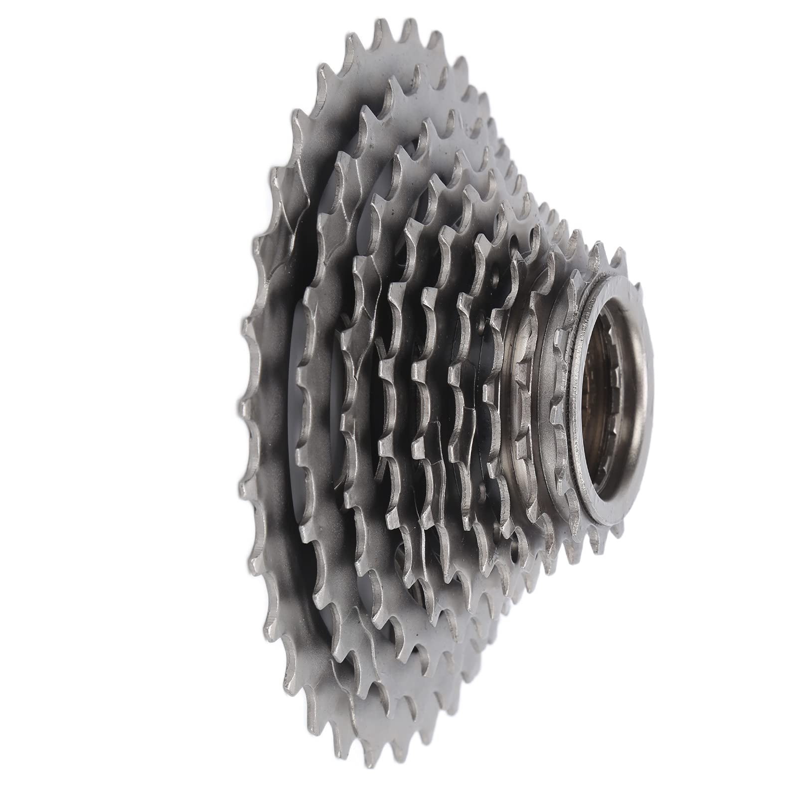 Bike Freewheel 9 Speed 13-32T, Bicycle Accessory, High Strength Steel Rust Proof Freewheel with Hollow Out Design for Mountain and Road Bikes, Durable Wear Resisting Rotating Fre