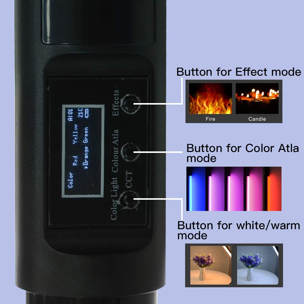 Yidoblo LT-RGB4 sans fil dmx led rvb couleur lumière pavtube