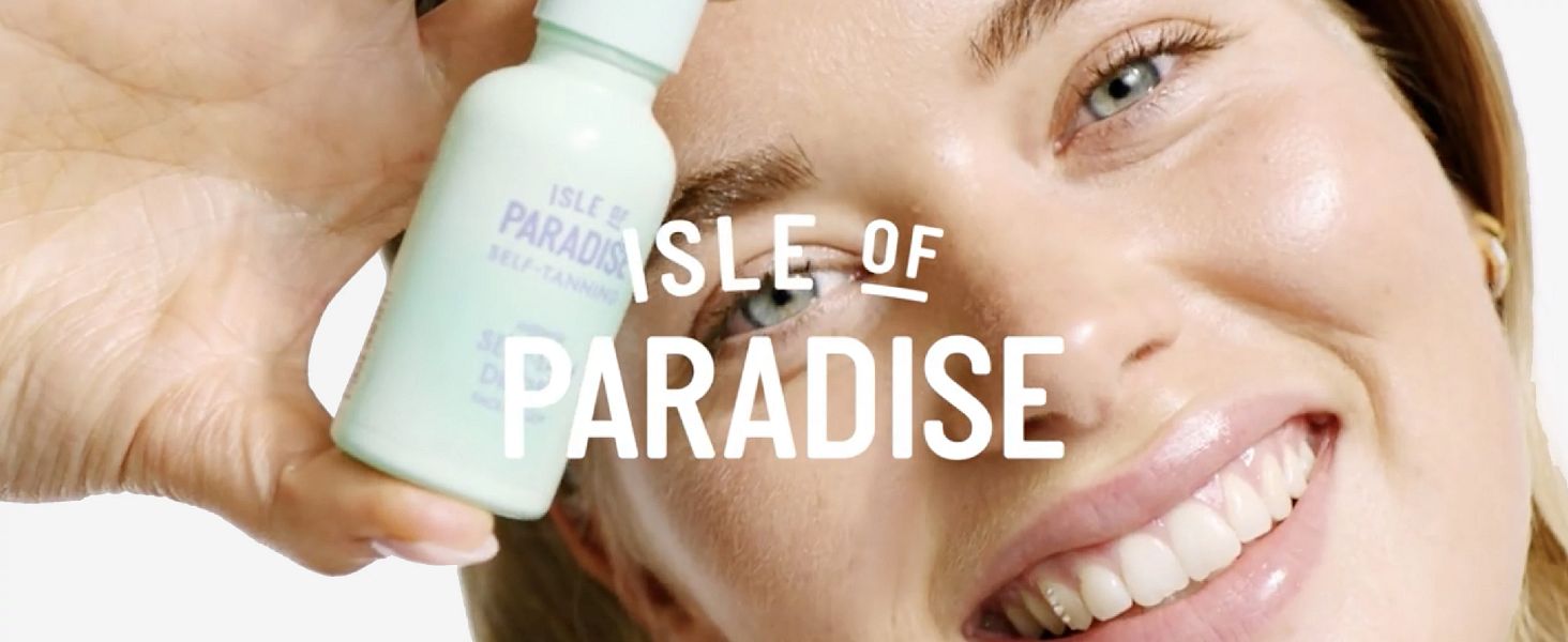 Isle of Paradise Self Tanning Face & Body Drops- Self Tanner Drops for a Natural Bronze, Long-lasting Tan, Cruelty Free, Fragrance Free & Dermatologist-Approved, 1.01 fl. oz