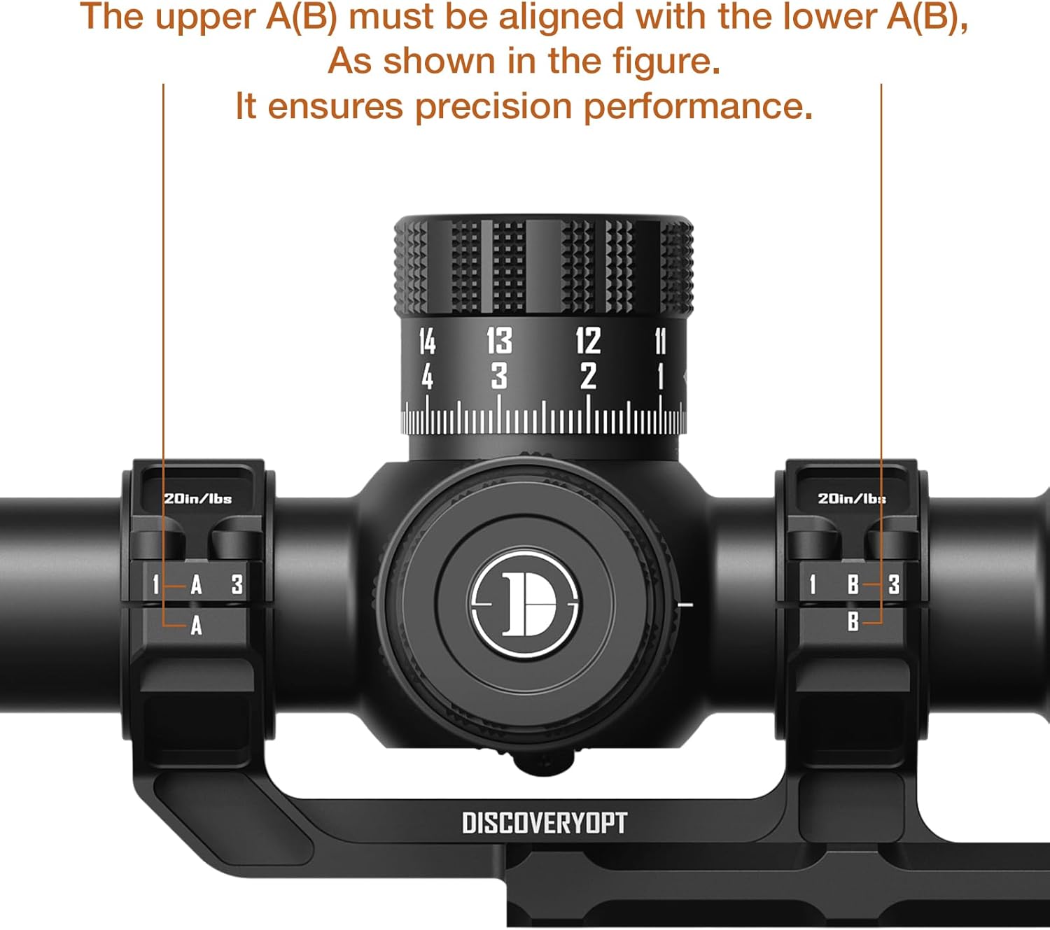 Lightweight Cantilever Scope Mount, One-Piece Picatinny Offset Dual Ring 30mm 34mm Scope Mount