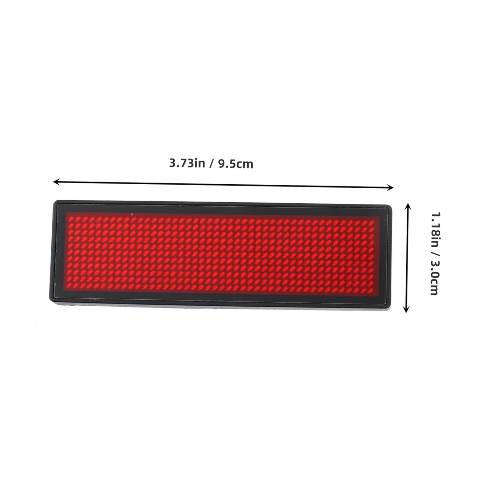 10pièces Badge Nom Led Rechargeable Avec Affichage Personnalisable Pour Événements Et Conférences Étiquette De Nom Lumineuse Avec Câble Usb