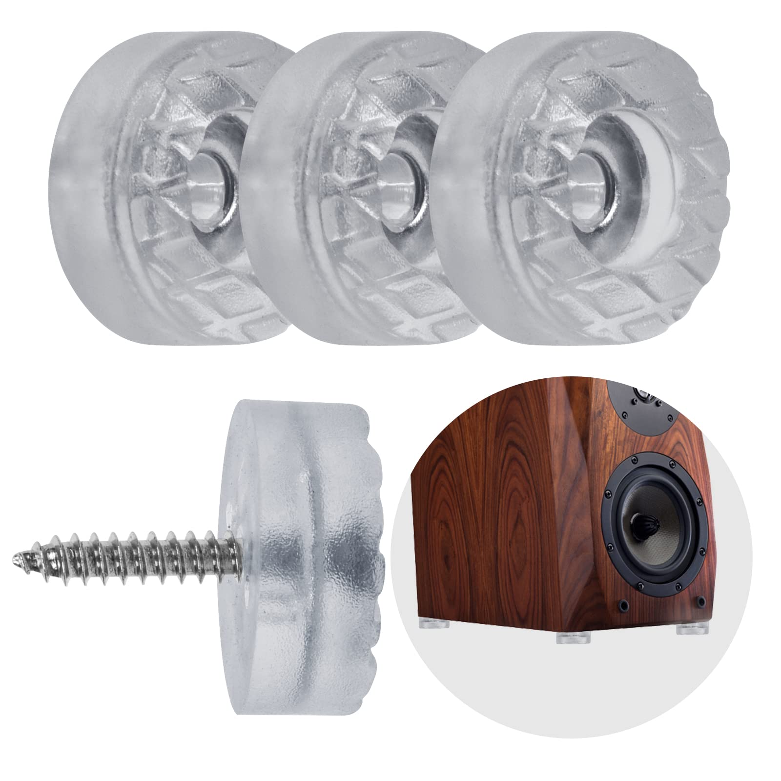 Piedini In Gomma Per Mobili - Antiscivolo, Protezione Da Acqua, Confezione 16 Pezzi Con Viti - Foto 7