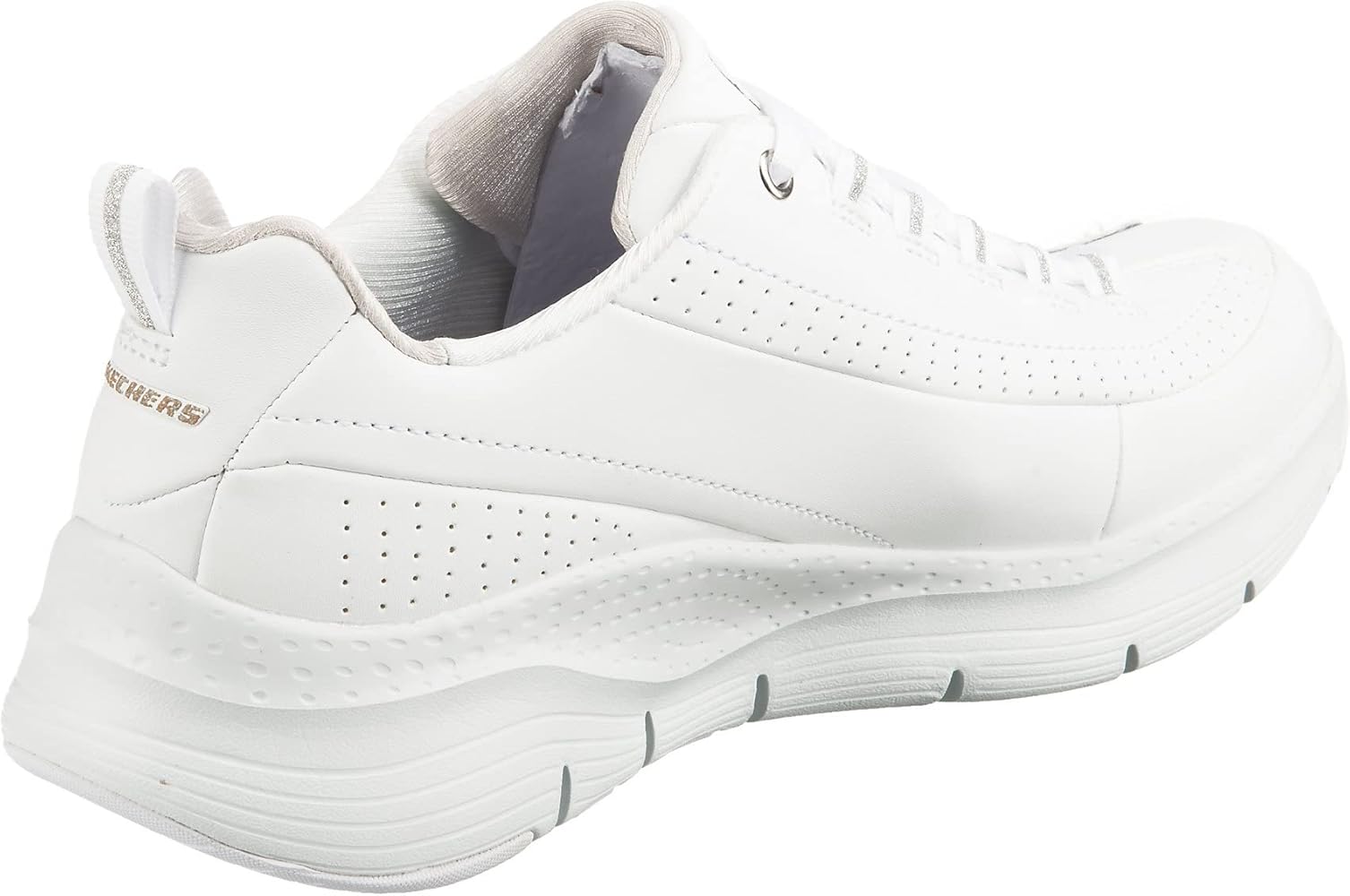 満足ページ Amazon.com | Skechers Arch Fit - Citi Drive White Silver 8 B
