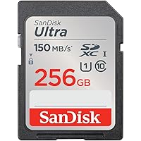 SanDisk 256GB Ultra scheda SDXC fino a 150 MB/s con prestazioni app A1 UHS