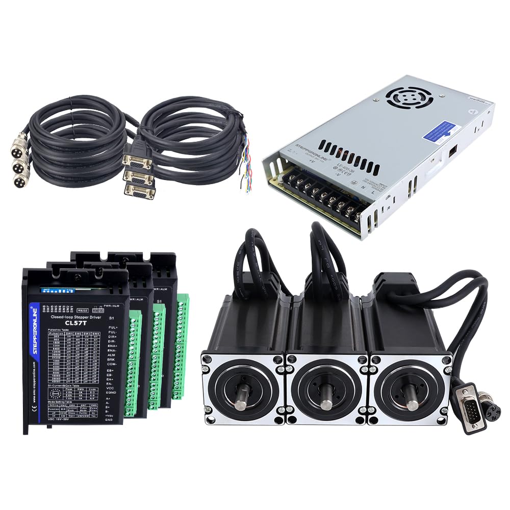 3D Printer Motor Upgrade STEPPERONLINE Nema 23 Closed Loop Stepper ...
