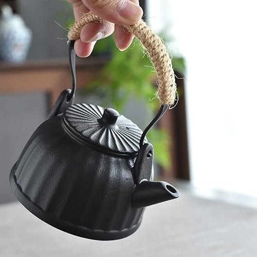 Miniatura 4 de Juego de té chino con bote de té, juego de té japonés con 4 tazas de té, viajes, hogar, al aire libre, oficina, picnic, negocios (Tiliang 4 tazas)