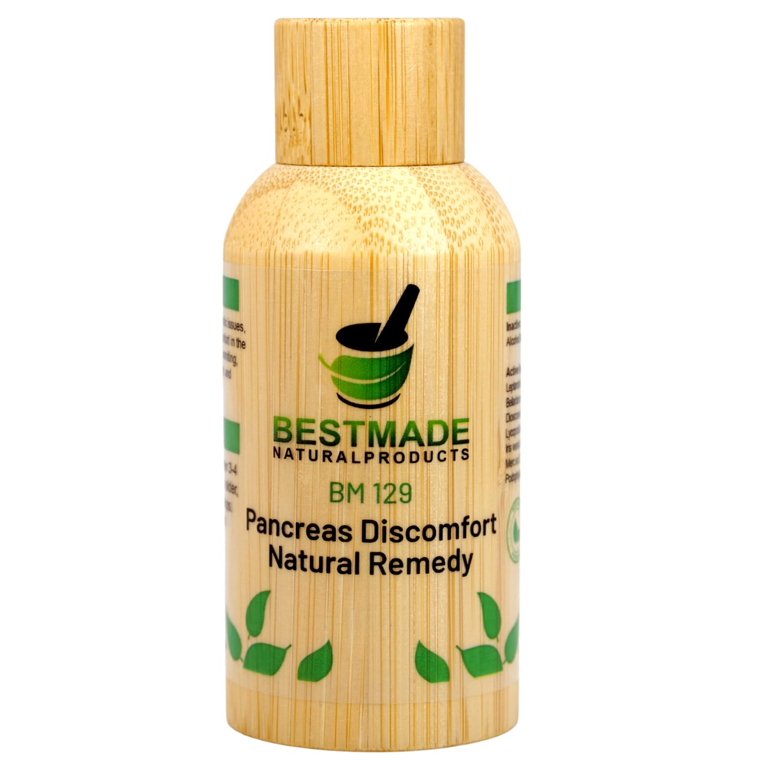 Bestmade Natural Products Pancreas Support Natural Remedy BM129 - Homeopathic Relief for Pancreatic Discomfort, 30 mL Drops