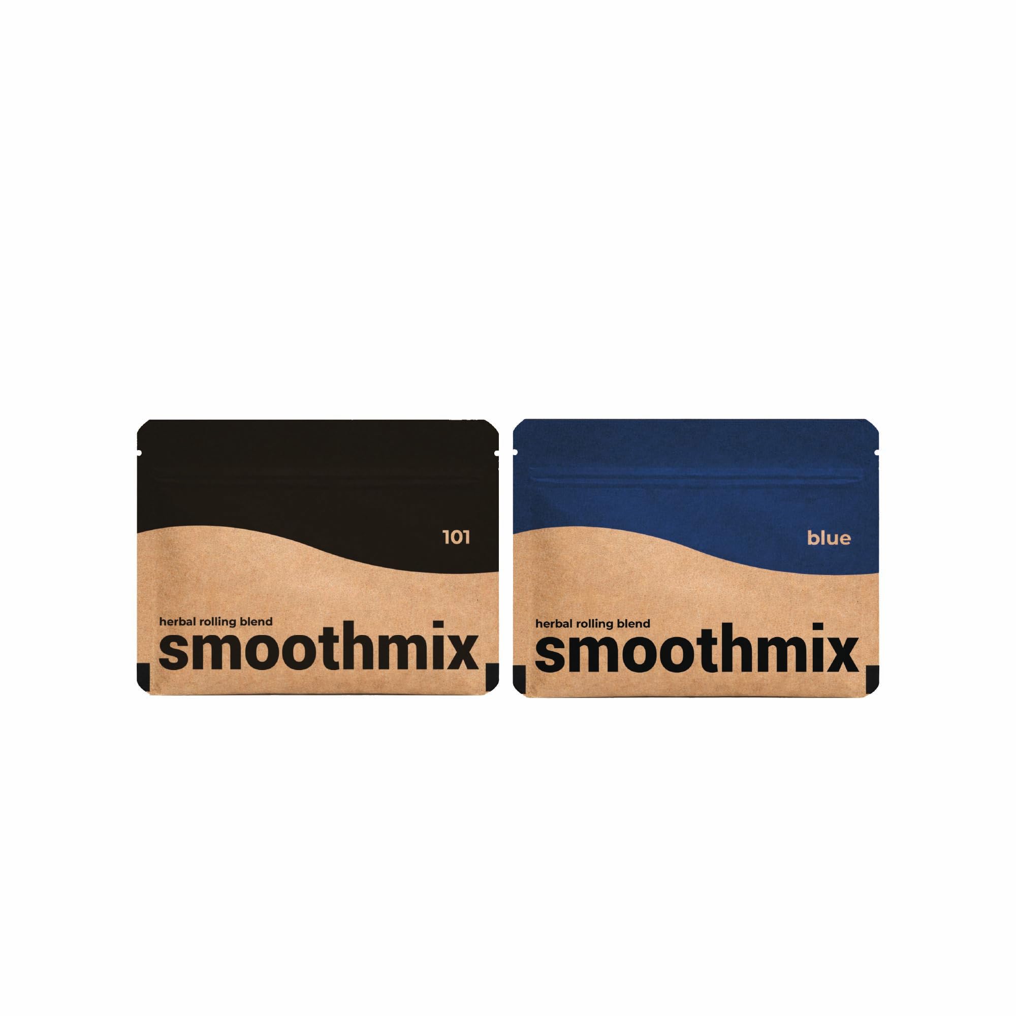 101 + Smoothmix Blue 10g Combo (2 Packs) Herbal Smoking Blend